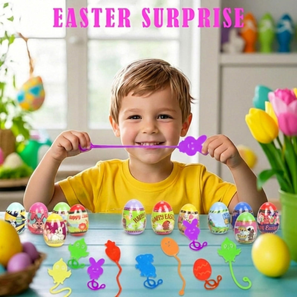 BEIGUO Easter Eggs hunt-ready party favors and basket stuffers.