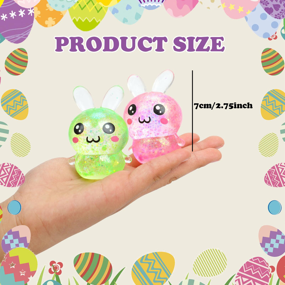 BEIGUO glittery bunny fidget toy highlighting tactile texture