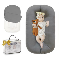 Beisurznga infant support cushion cradle design supports gentle supervised playtime.