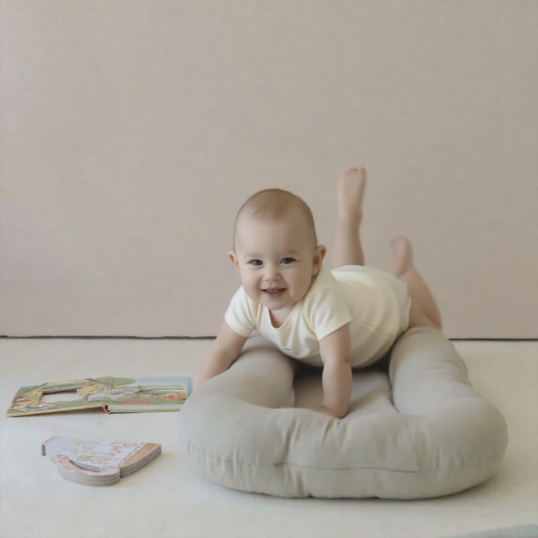 Beisurznga 32x19x4-5-inch size fits growing babies for extended use.