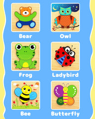 Bekayshad owl puzzle for toddlers offers engaging learning with bright contrasts