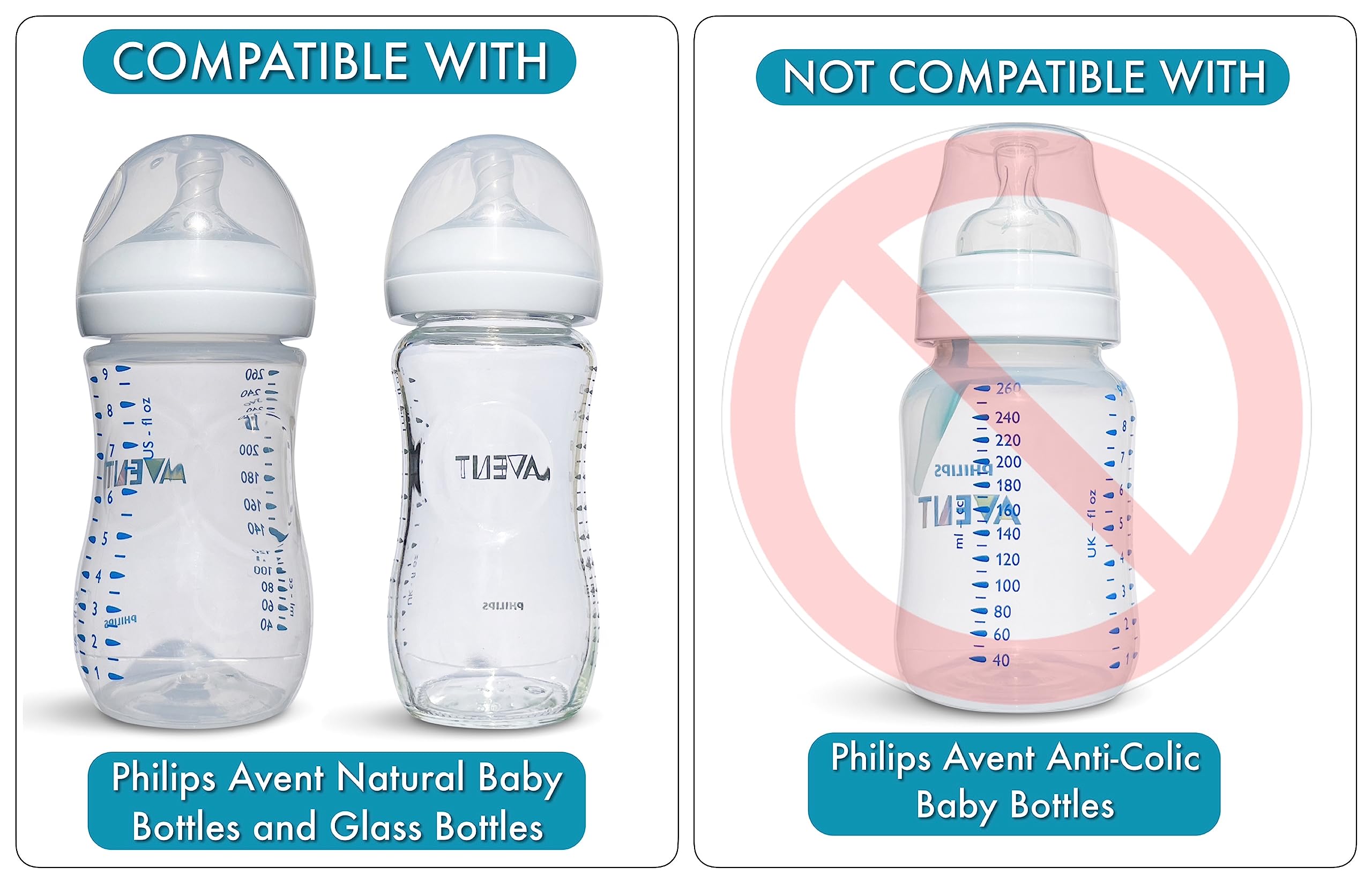 BelBeyo ergonomic bottle handles support little hands for easy gripping.