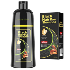 BELEZALIB black dye shampoo bottle with gray coverage highlight