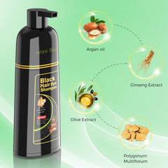 After rinse, BELEZALIB delivers deep black shade with shine
