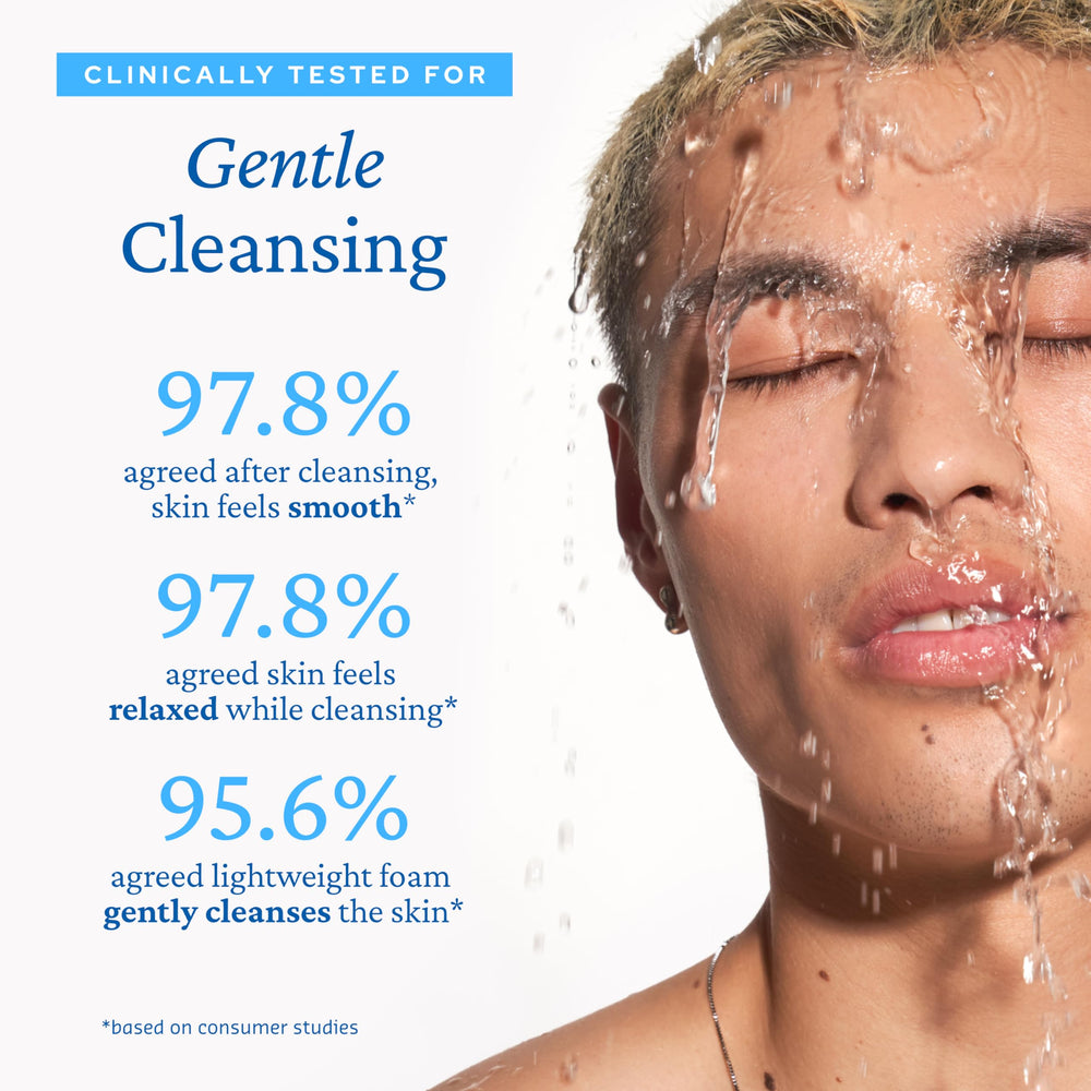 belif Jelly Hydrating Deep Cleanser hydration splash conveys refreshed dewy finish