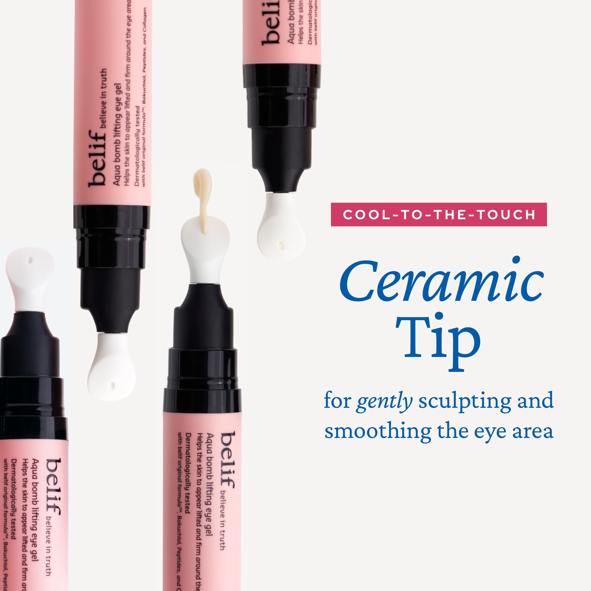 belif eye area with reduced wrinkles and smoother lines