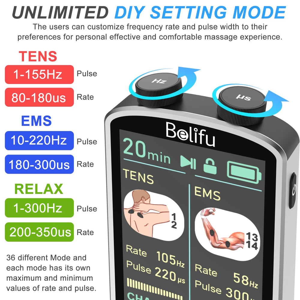 Belifu DIY frequency control lets you tailor sessions.