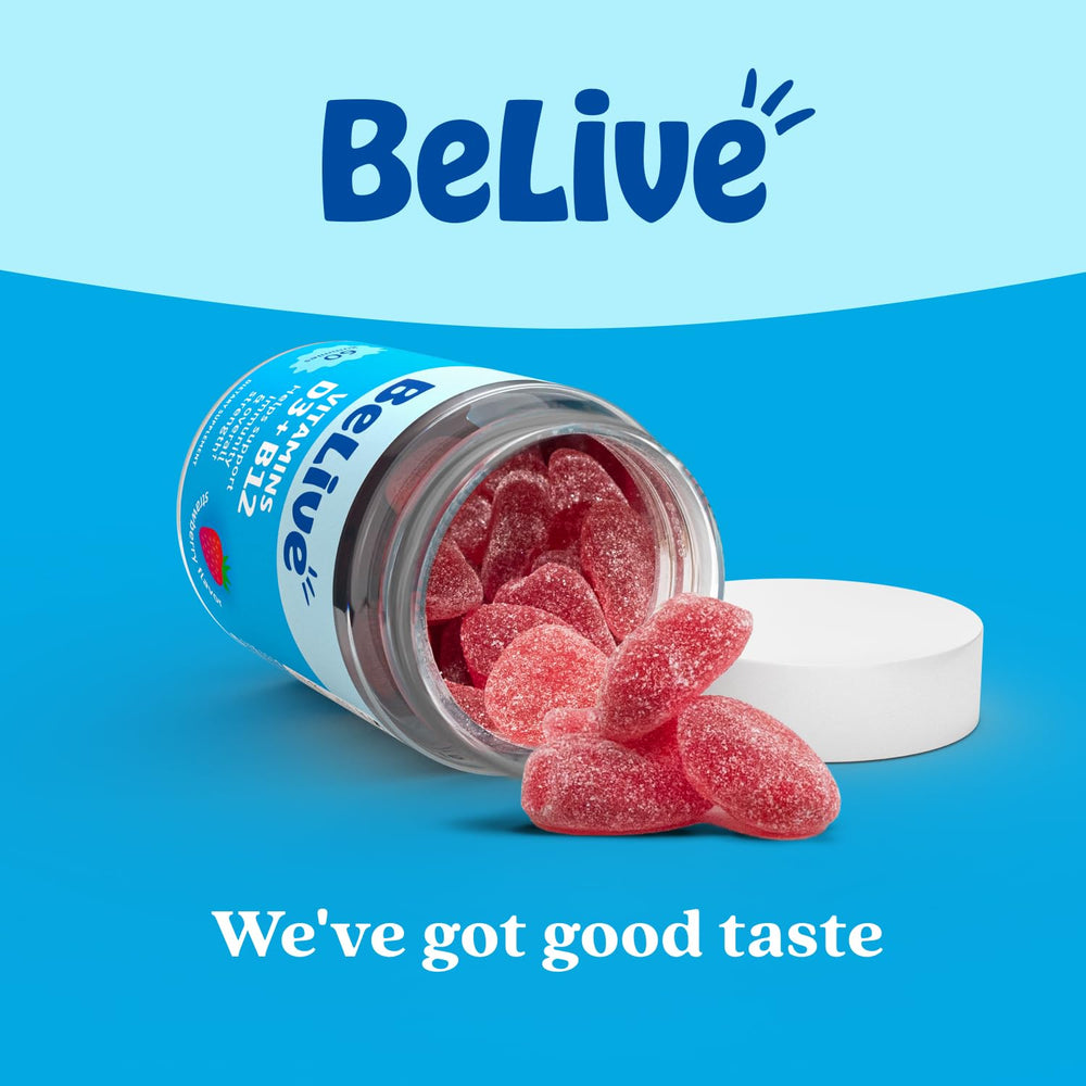 BeLive Vitamin D3 Gummies produced in a GMP facility