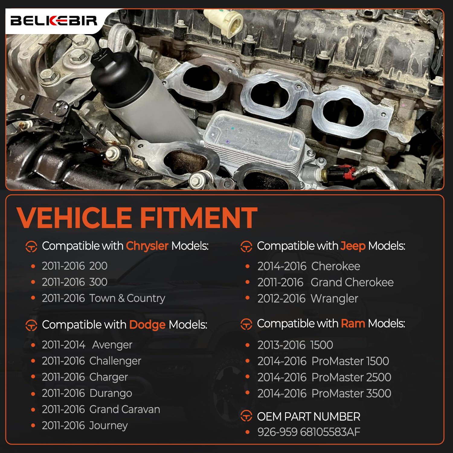 BELKEBIR aluminum design highlights corrosion resistance for long-lasting cooling.