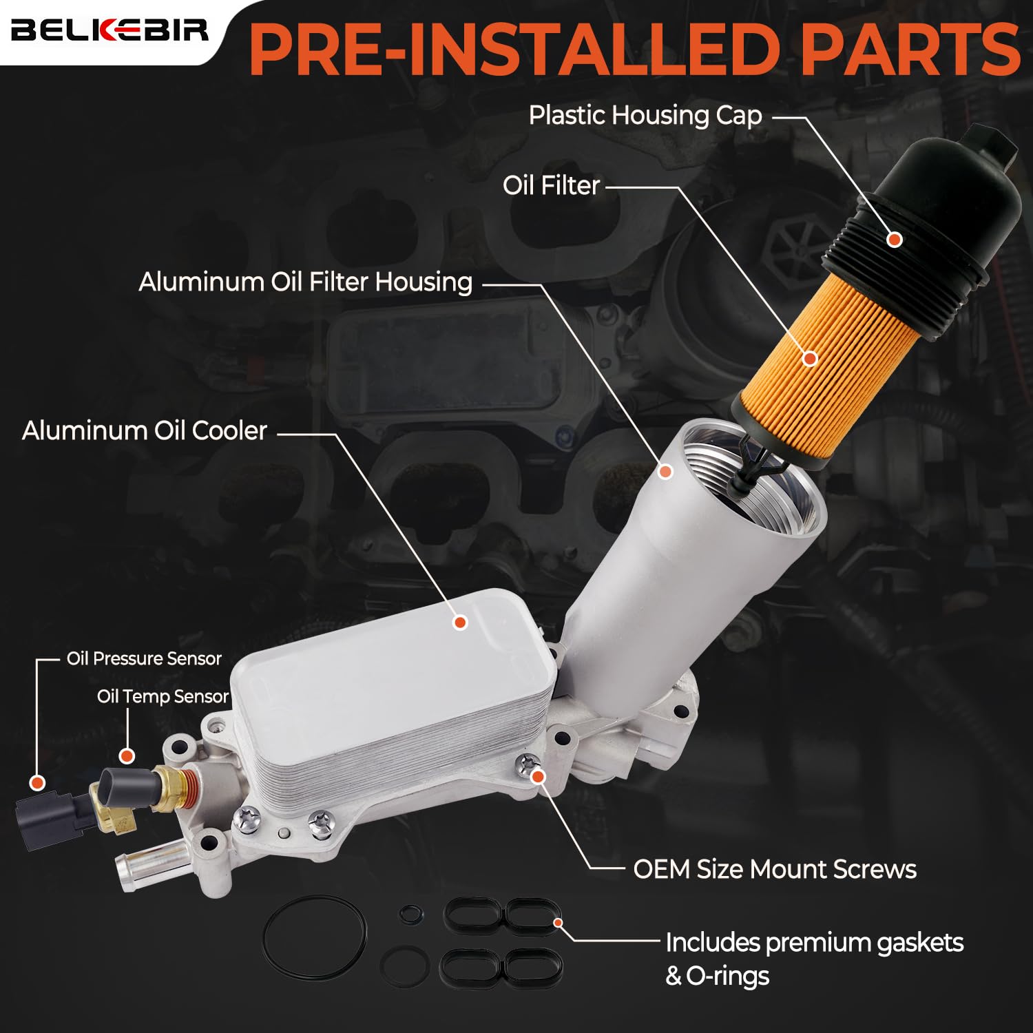 BELKEBIR vehicle fitment graphic illustrates compatibility across 2011-2016 models.
