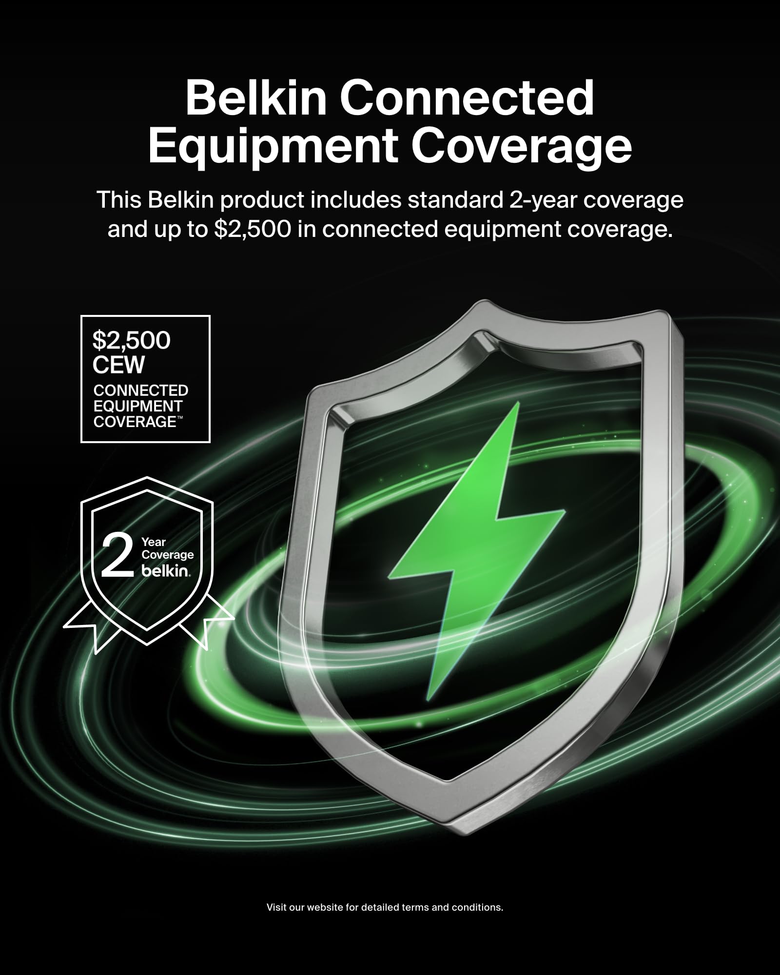 CEW warranty included with Belkin BoostCharge Pro 3-Port Charger.
