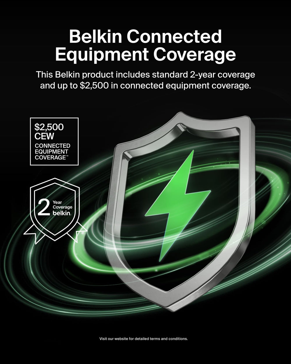 CEW warranty included with Belkin BoostCharge Pro 3-Port Charger.