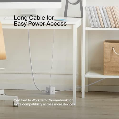 Belkin Power Cube with a 5 ft cord for flexible placement.
