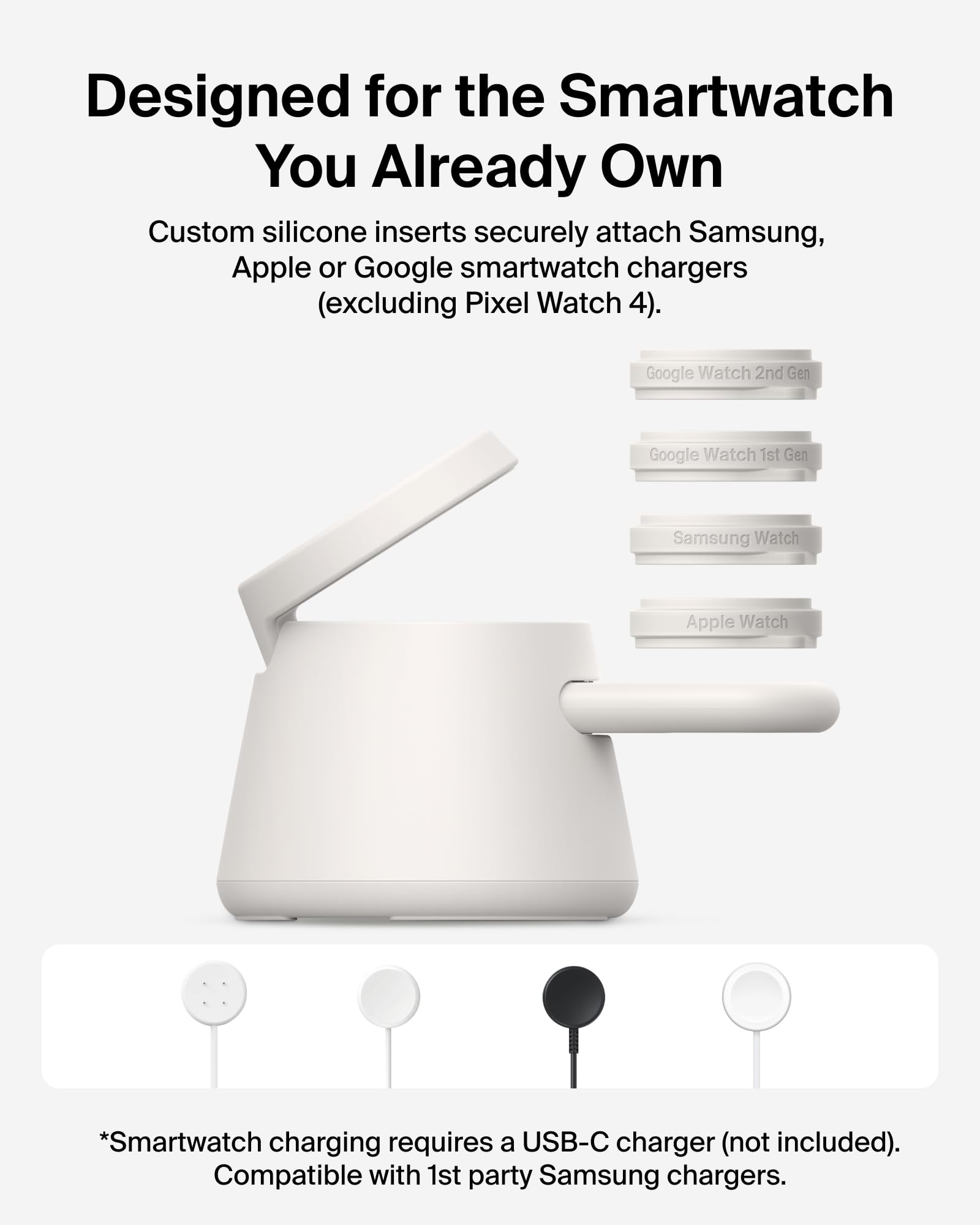 Belkin UltraCharge 3-in-1 dock delivering up to 25W on compatible devices.