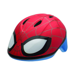Bell Spidey Eyes helmet front view for visibility and Spider-Man styling.