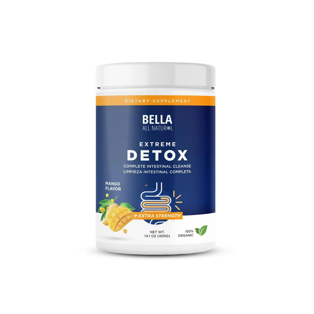 Bella All Natural Extreme Detox Mango bottle with packaging for daily wellness