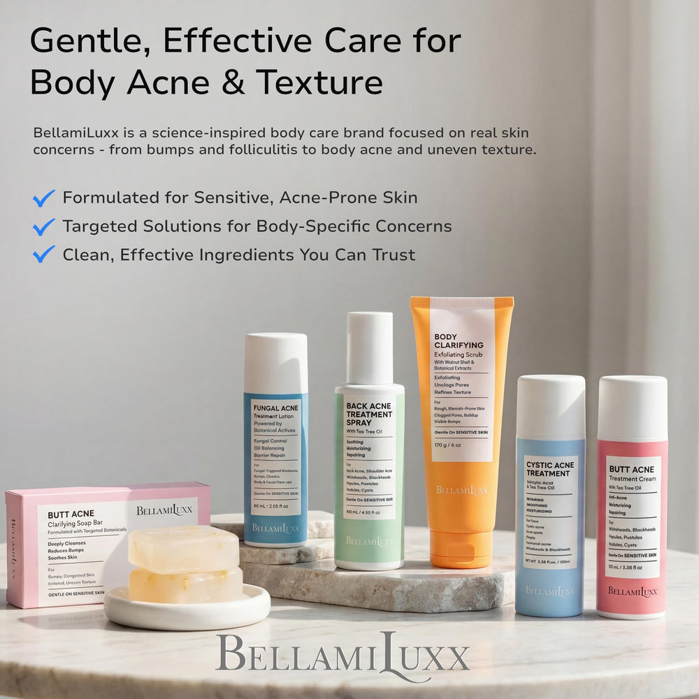 BellamiLuxx packaging jar and tube showcases brand-ready presentation.