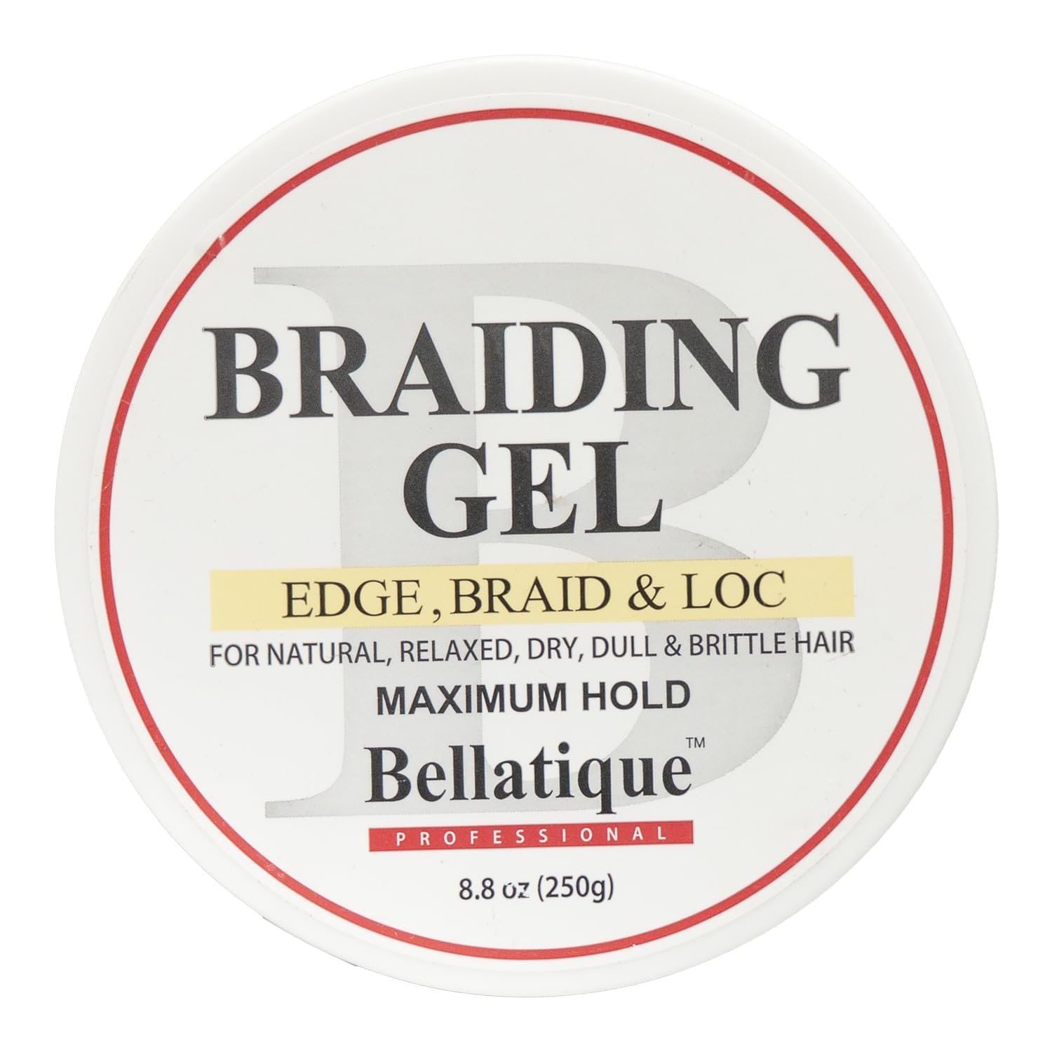 Bellatique braid-loc style finish delivering sleek, shiny protection.