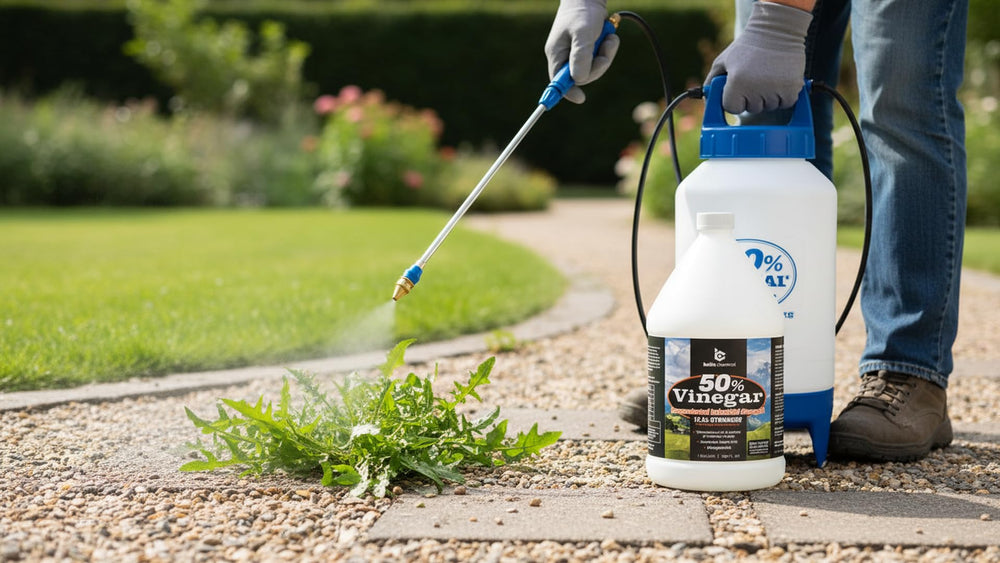 Belle Chemical biodegradable formula emphasized as eco-friendly cleaning option.