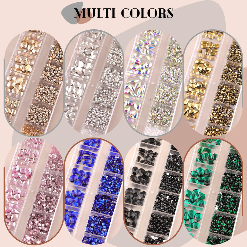 BELLEBOOST glittering gems for DIY nail art beginners and pros