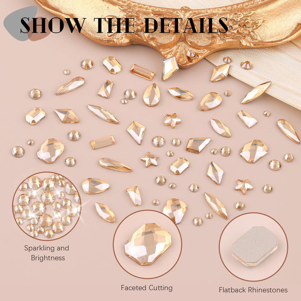 BELLEBOOST kawaii-shaped rhinestones add cute focal points to nails
