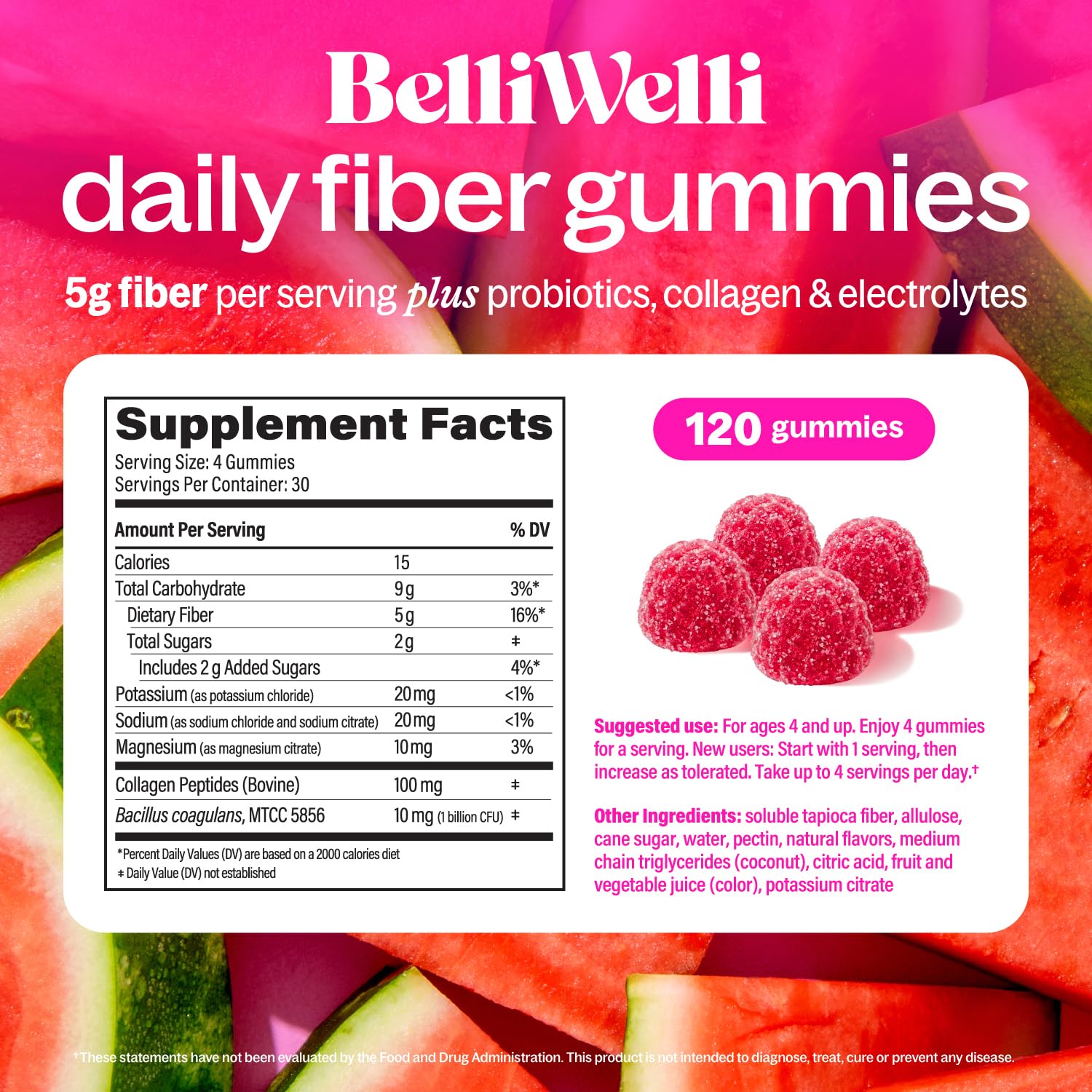Belli Welli gummies chew close-up highlights convenient daily use.