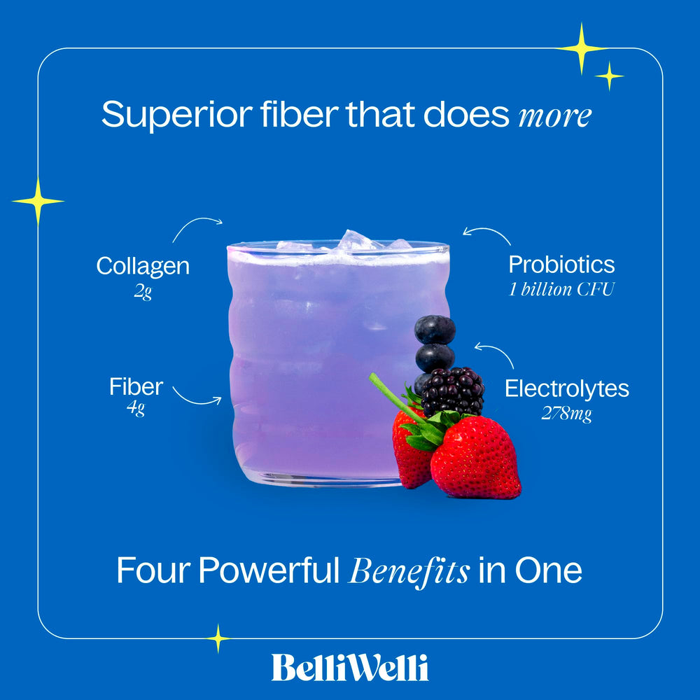 Belli Welli powder dissolves easily, smooth texture without aftertaste