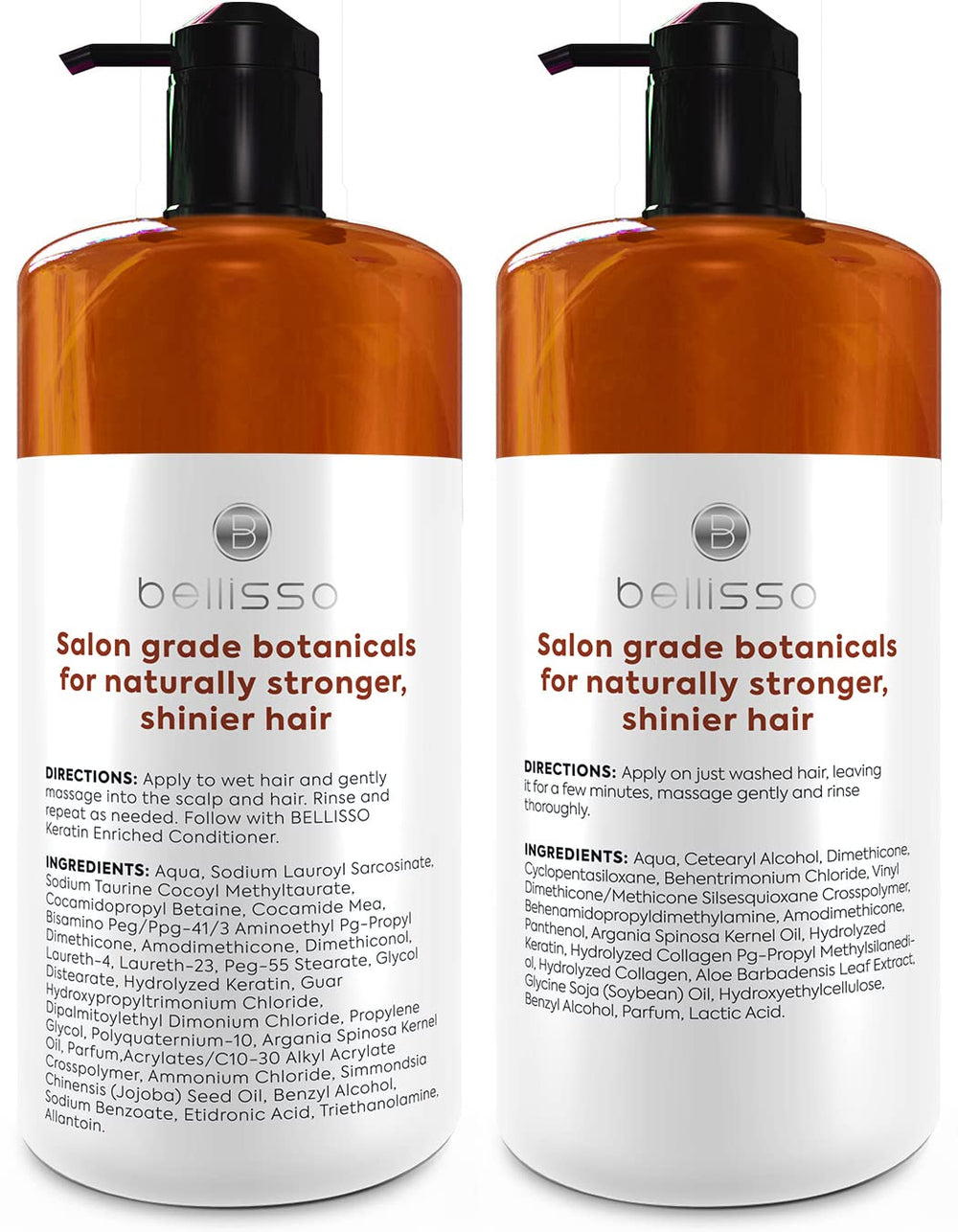 Bellisso salon-grade packaging conveys professional home-use quality.