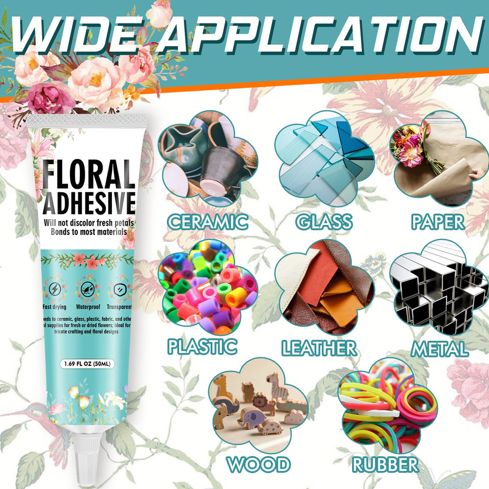 Bellisinno fast-drying flower glue speeds up crafting sessions.