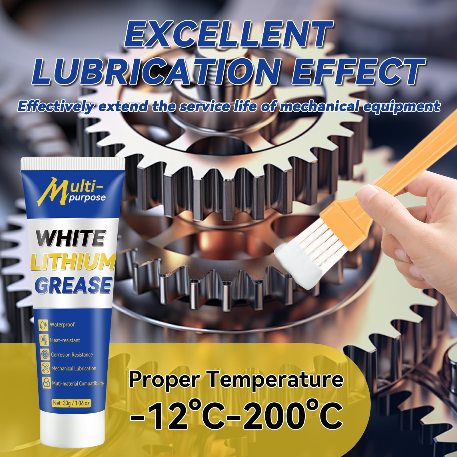 Garage door hinges lubricated with Bellisinno grease for smooth operation.