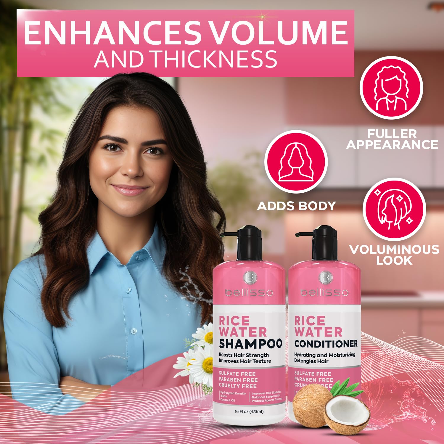 Bellisso product packaging highlighting vegan, cruelty-free credentials and clean beauty values.