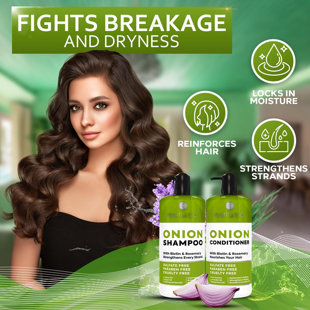 Bellisso salon-grade packaging signals professional thinning hair care.