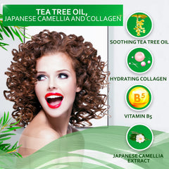 Bellisso Tea Tree Shampoo & Conditioner set displayed for daily hair care