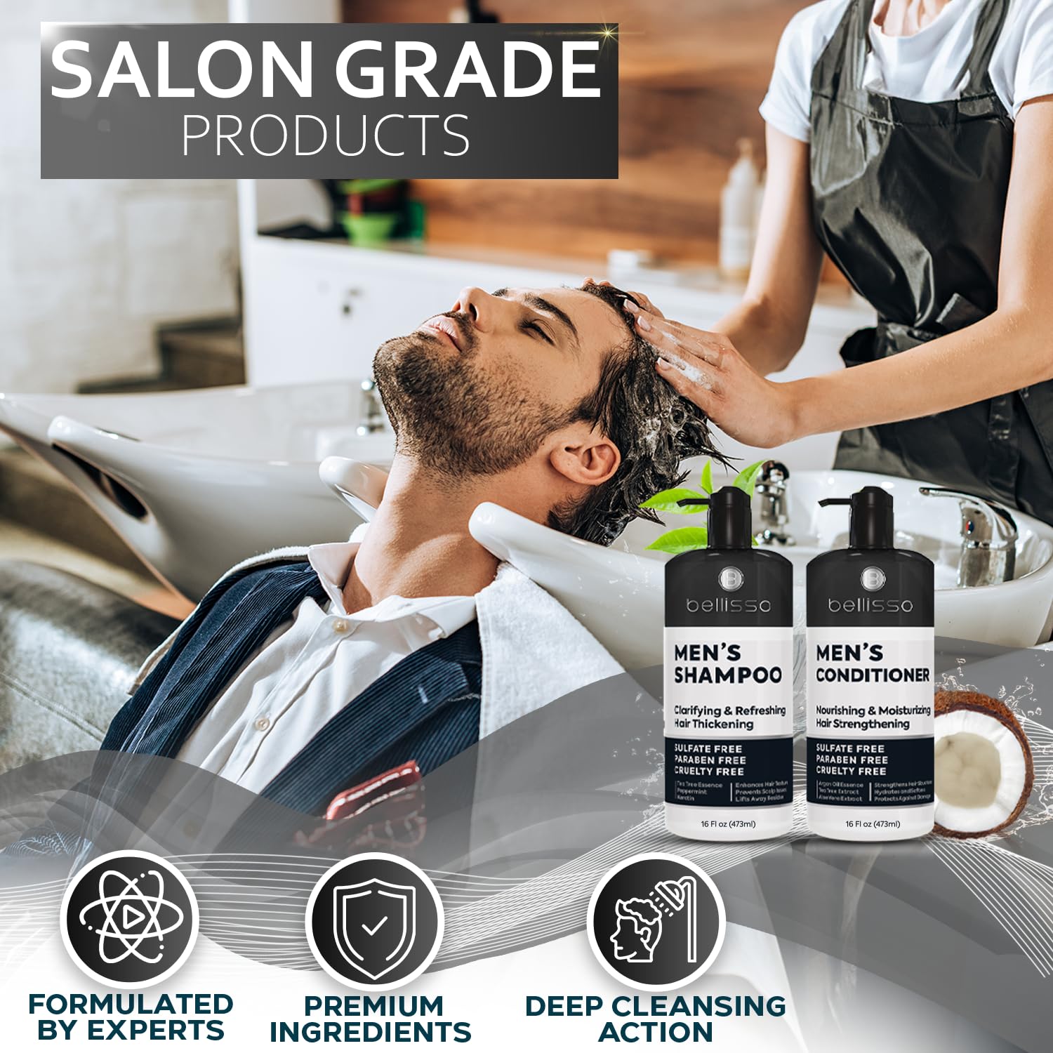 Bellisso travel-ready packaging for men on the go