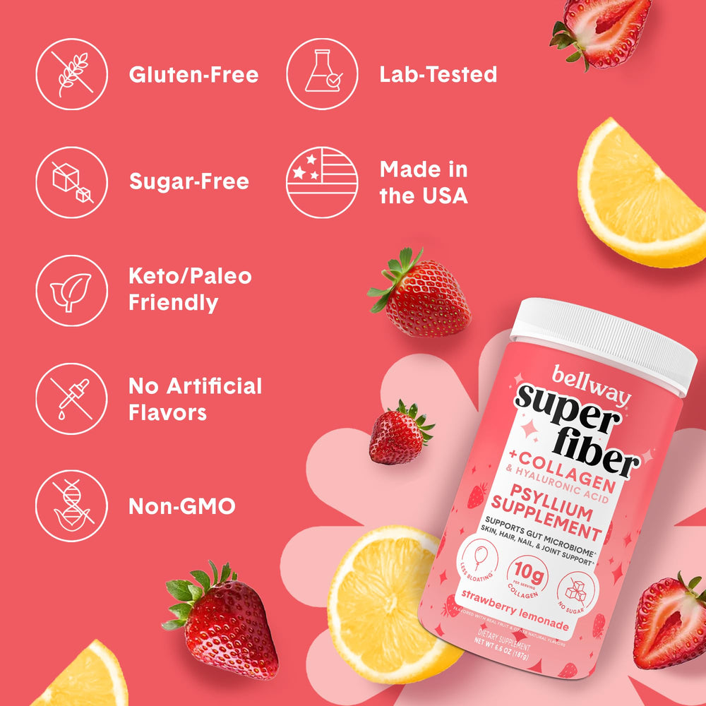 Bellway made-in-USA sugar-free powder offers clean, keto-friendly digestion support