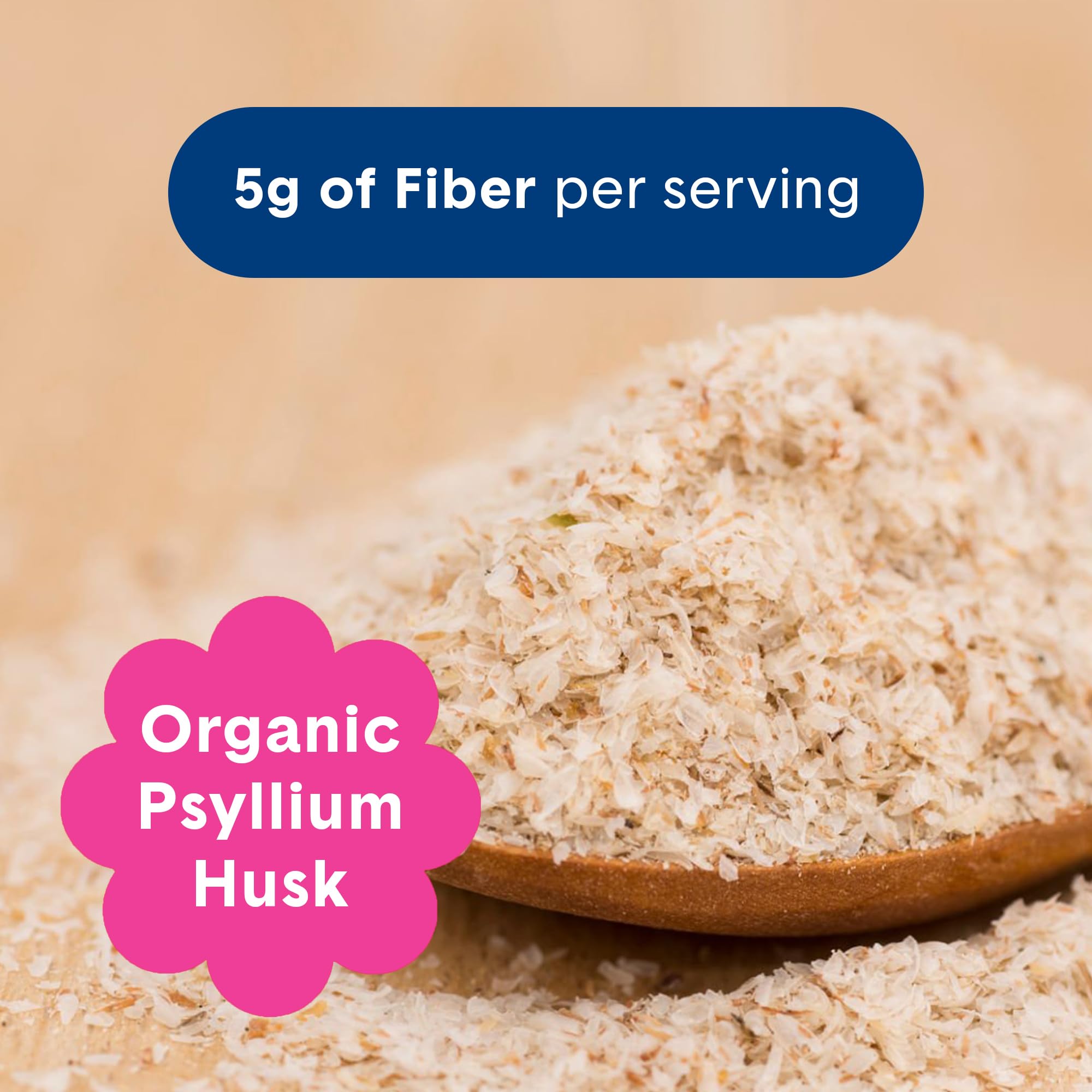 Bellway Super Fiber measuring scoop in use for convenient dosing.