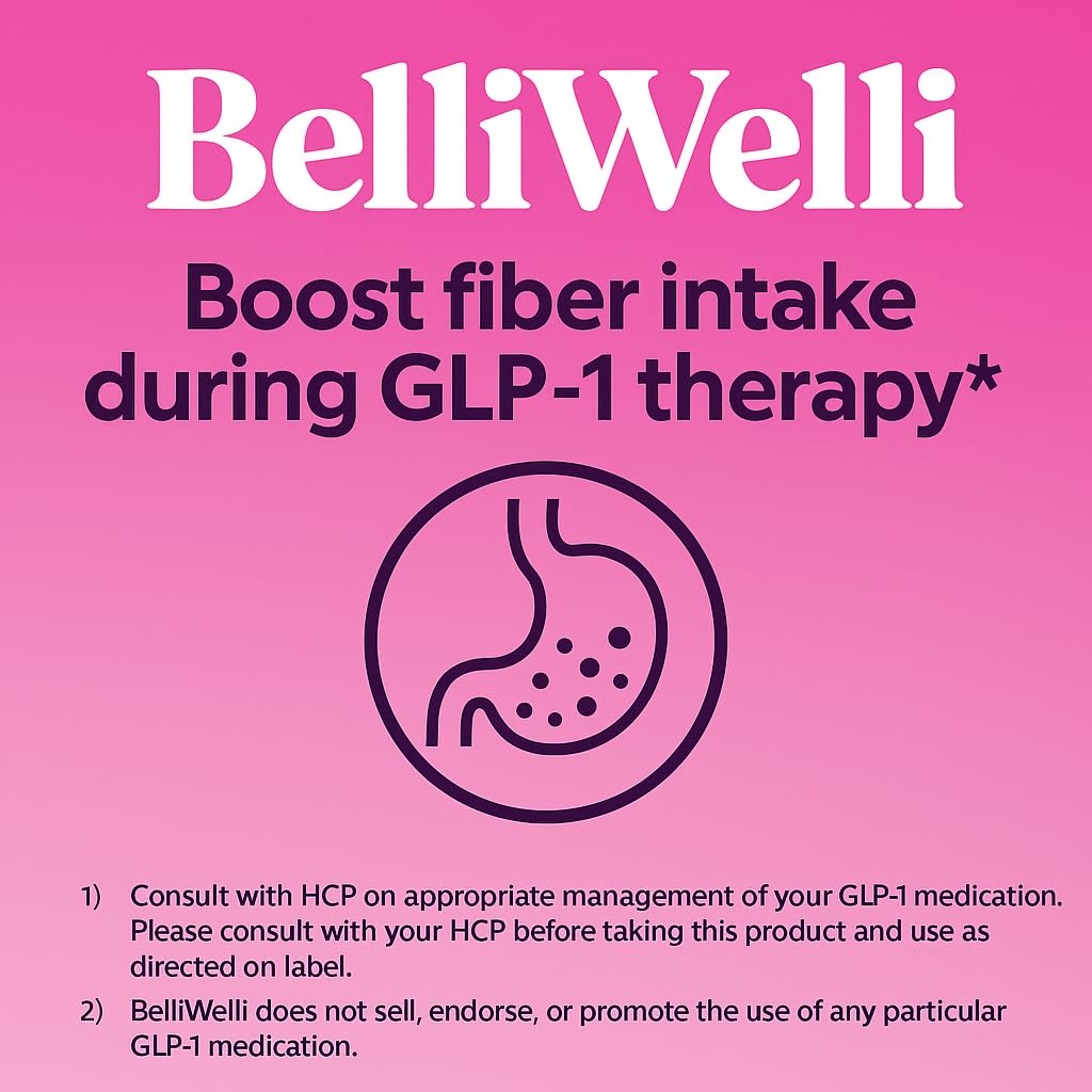 BellWelli Fiber powder dissolving easily in water showing gentle texture.