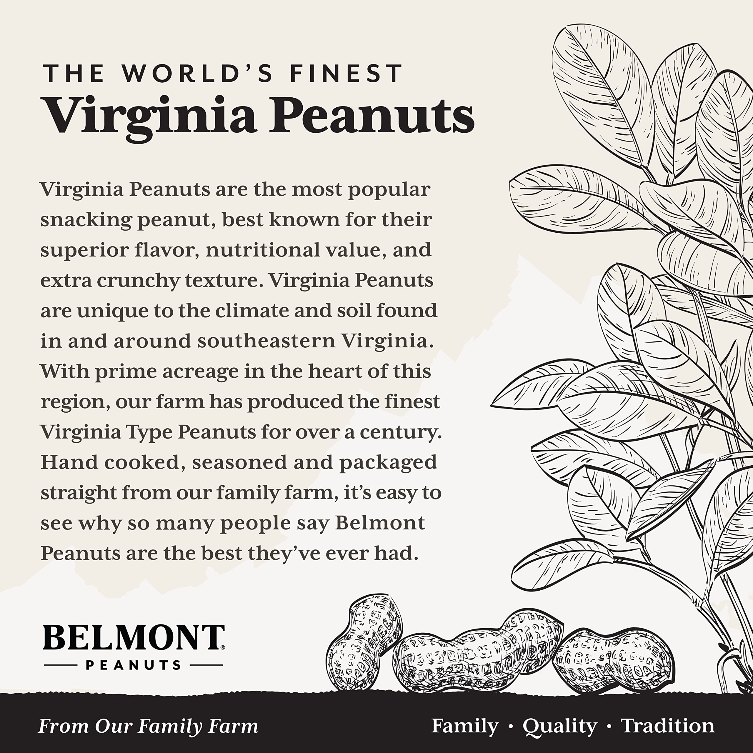Belmont Peanuts gift-ready packaging suits snack lovers.