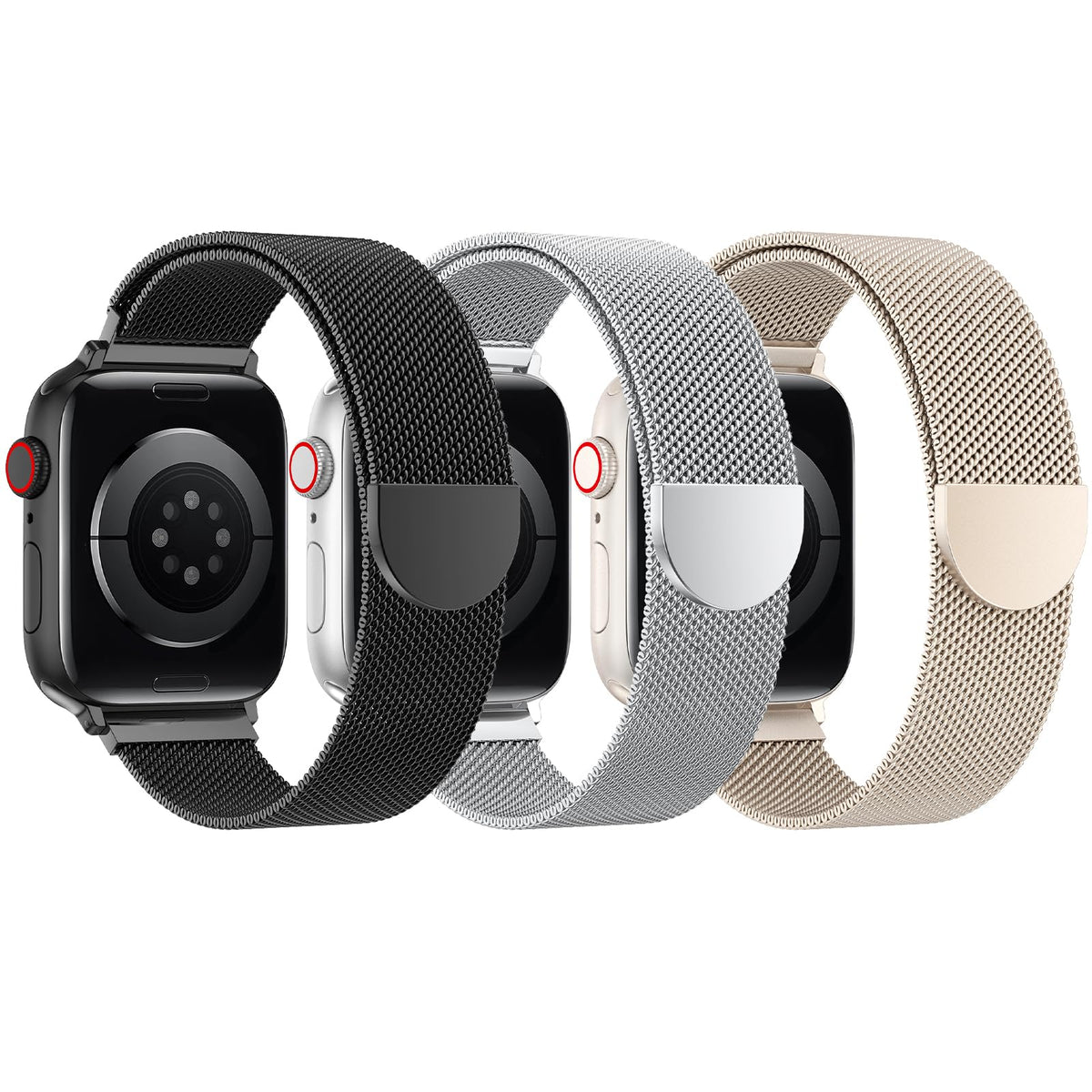 BELONGME mesh loop band with closed magnetic clasp for easy fit.