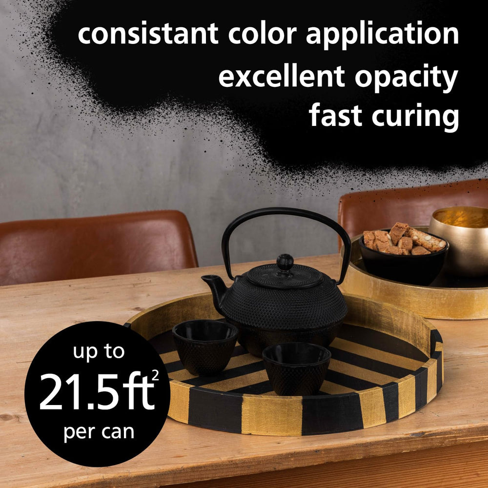 BELTECO Matte Black Spray Paint on metal shows durable, weather-ready finish.