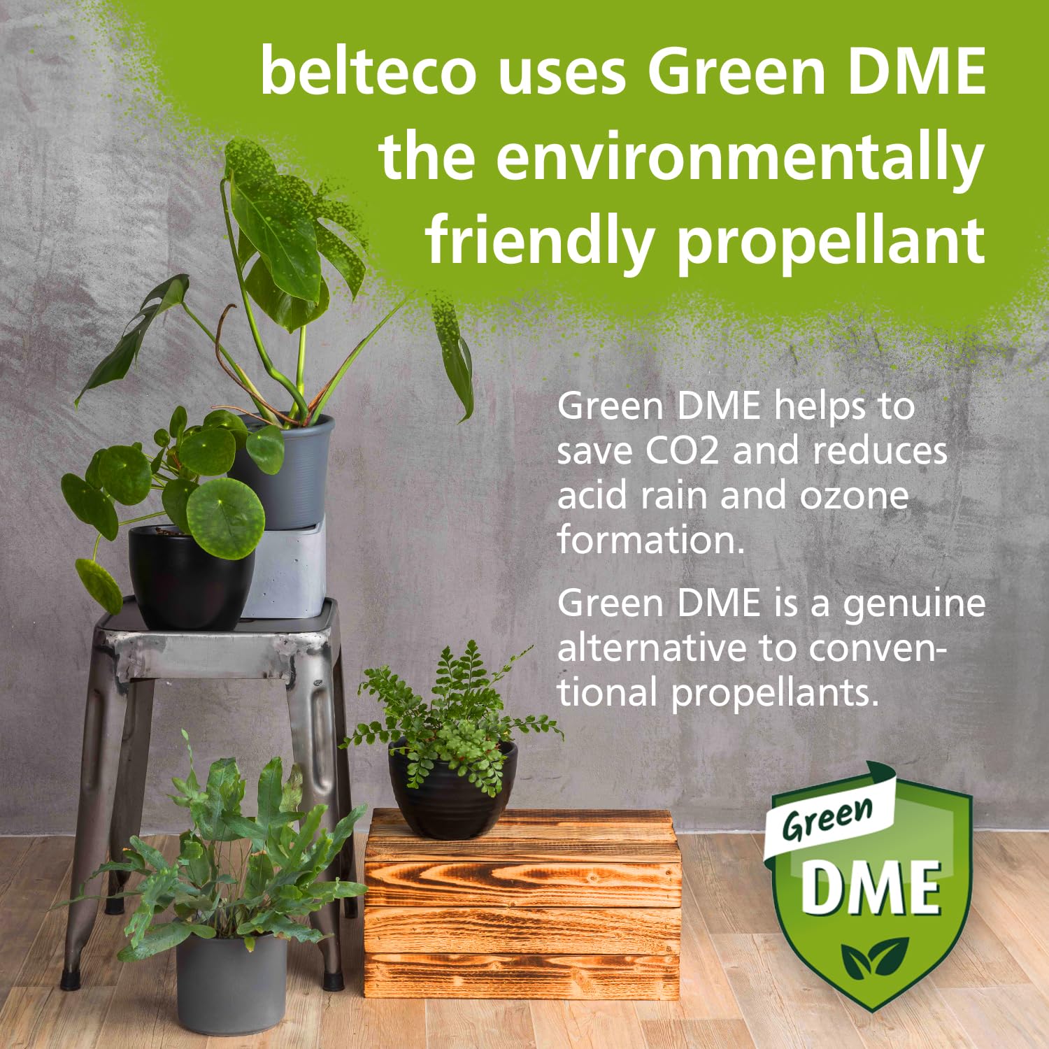 BELTECO eco-friendly, vegan formula supports safe DIY projects.