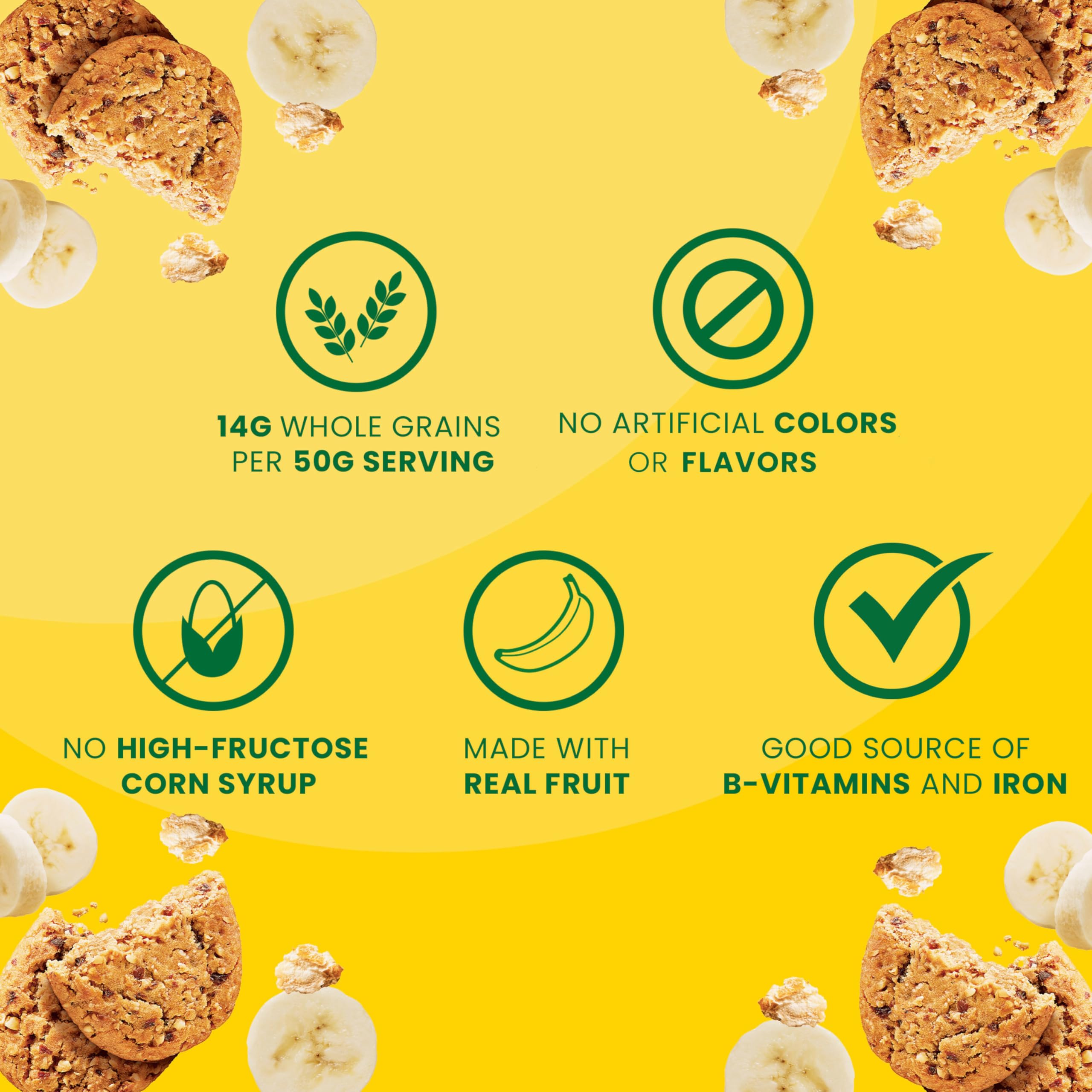 Belvita bar with yogurt and fruit, a balanced breakfast moment.