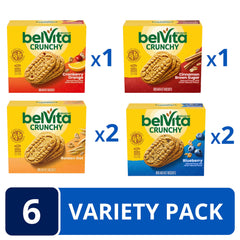 Belvita Breakfast Biscuits cranberry orange pack, a zesty pairing for busy mornings