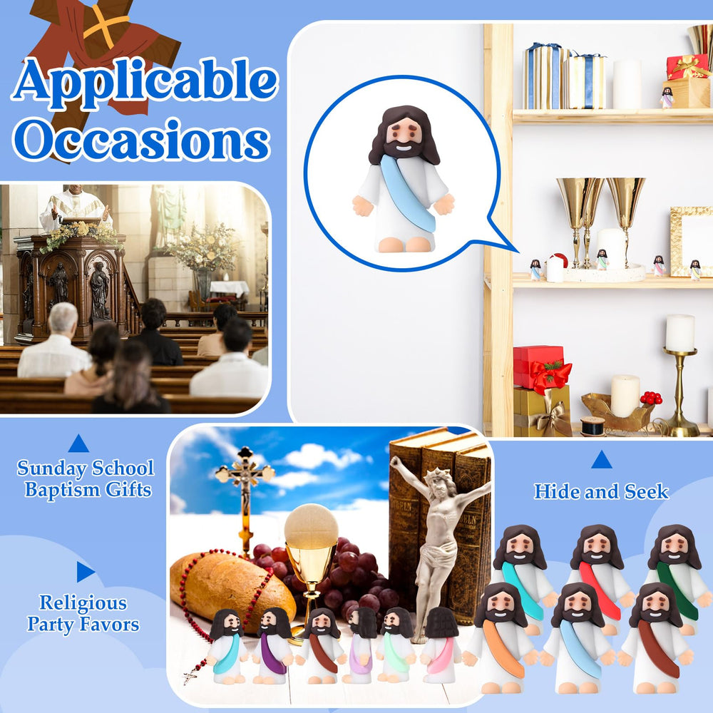 Bememo Easter decor Jesus tokens for classroom and party decor