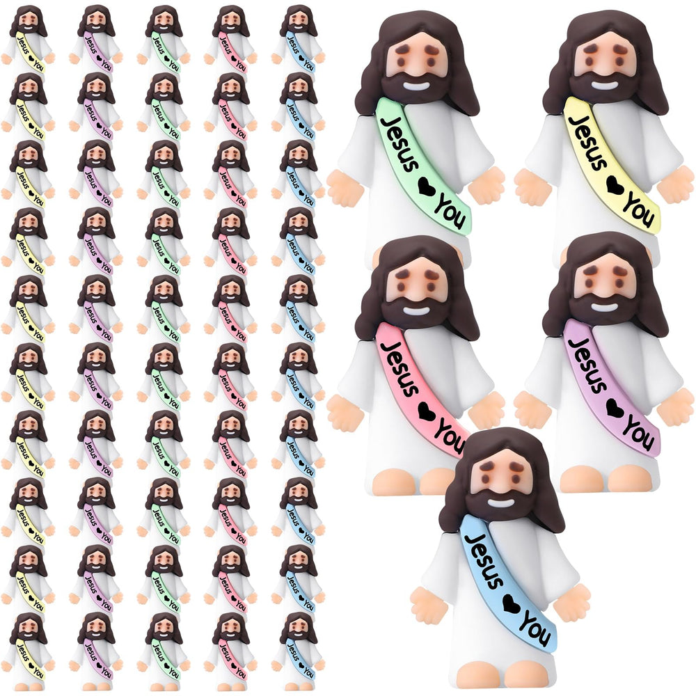 Bememo Jesus figure cassock yellow decorative Easter color accent for tables