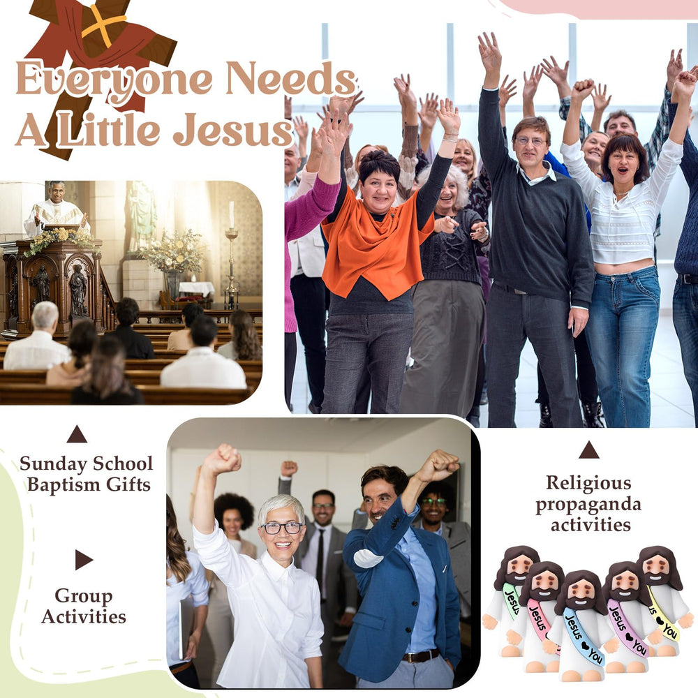 Bememo Jesus figure easter-egg filler supports interactive decorations