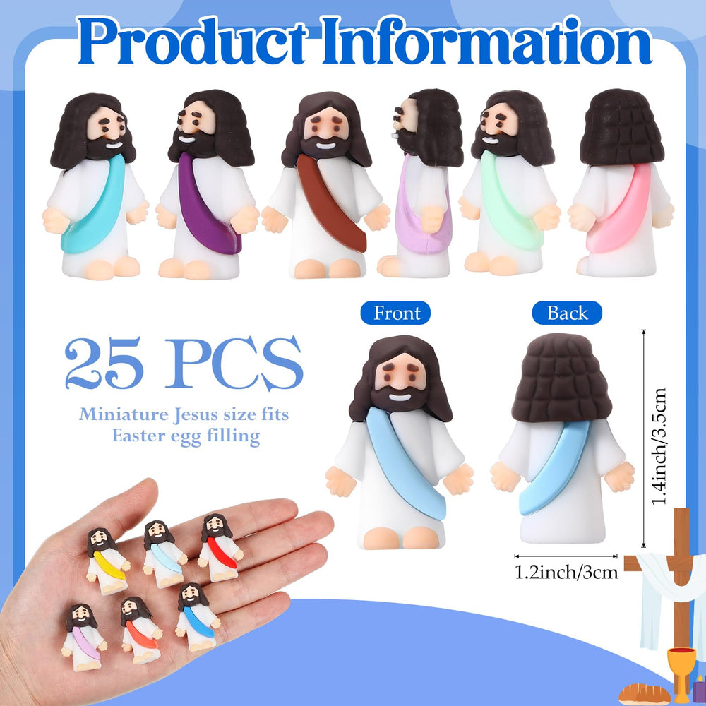 Bememo Jesus toy durable rubber figure for lasting religious gifts
