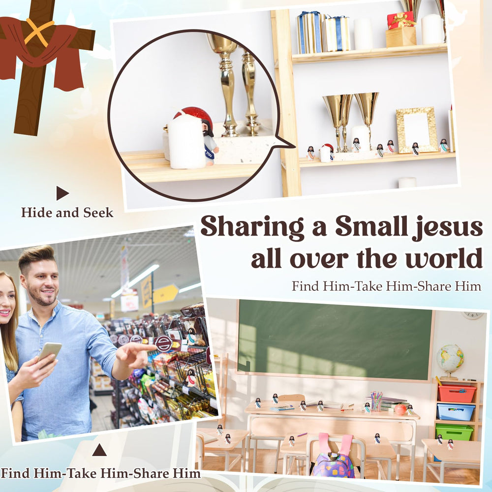 Bememo rubber Jesus figure with detailed cassock for church displays