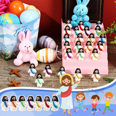 Bememo rubber Jesus figurines durable for Easter egg hunts
