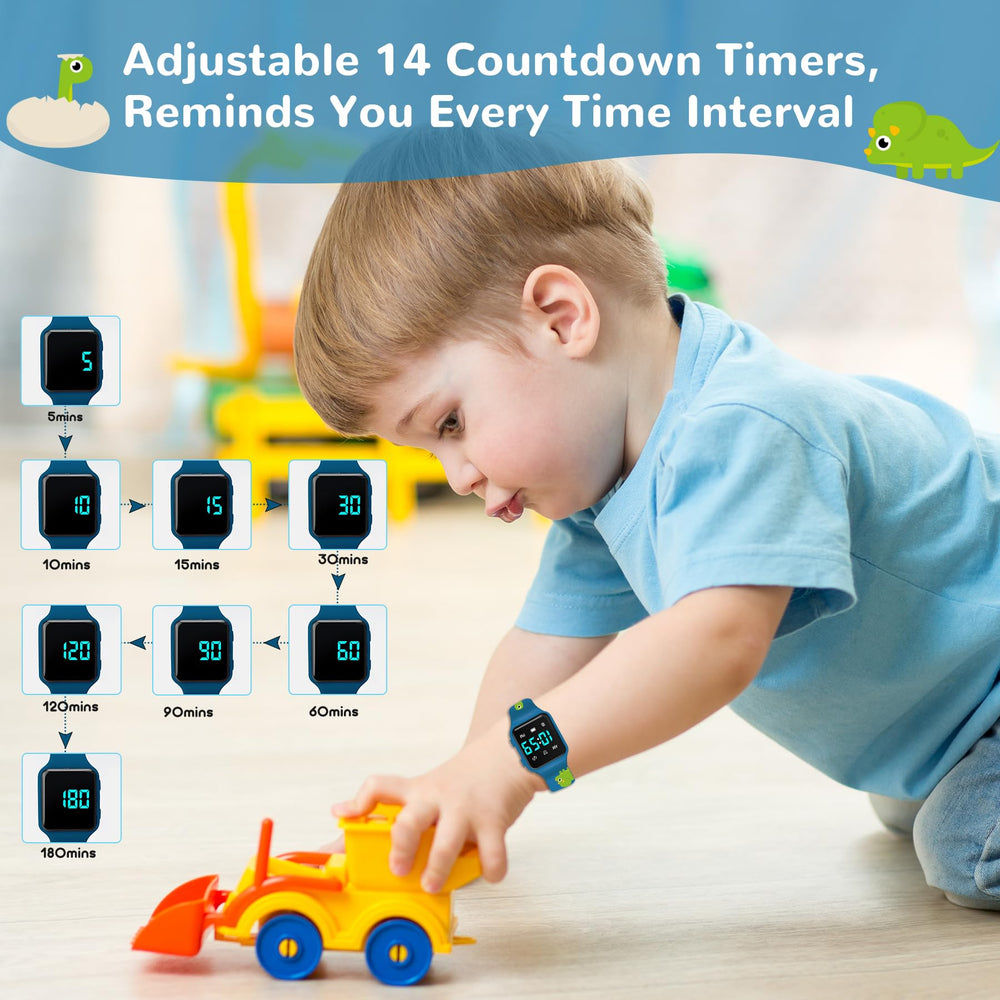 BEN NEVIS Potty Training Watch is water-resistant and durable for daily wear.